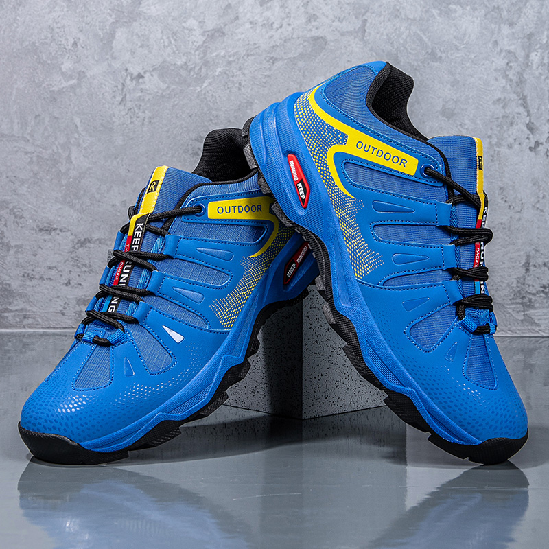 Anti Slip Trail Running Sneakers - Męskie buty turystyczne sznurowane buty wspinaczkowe